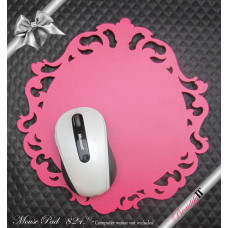 Baroque Mouse Pad Heady Pink